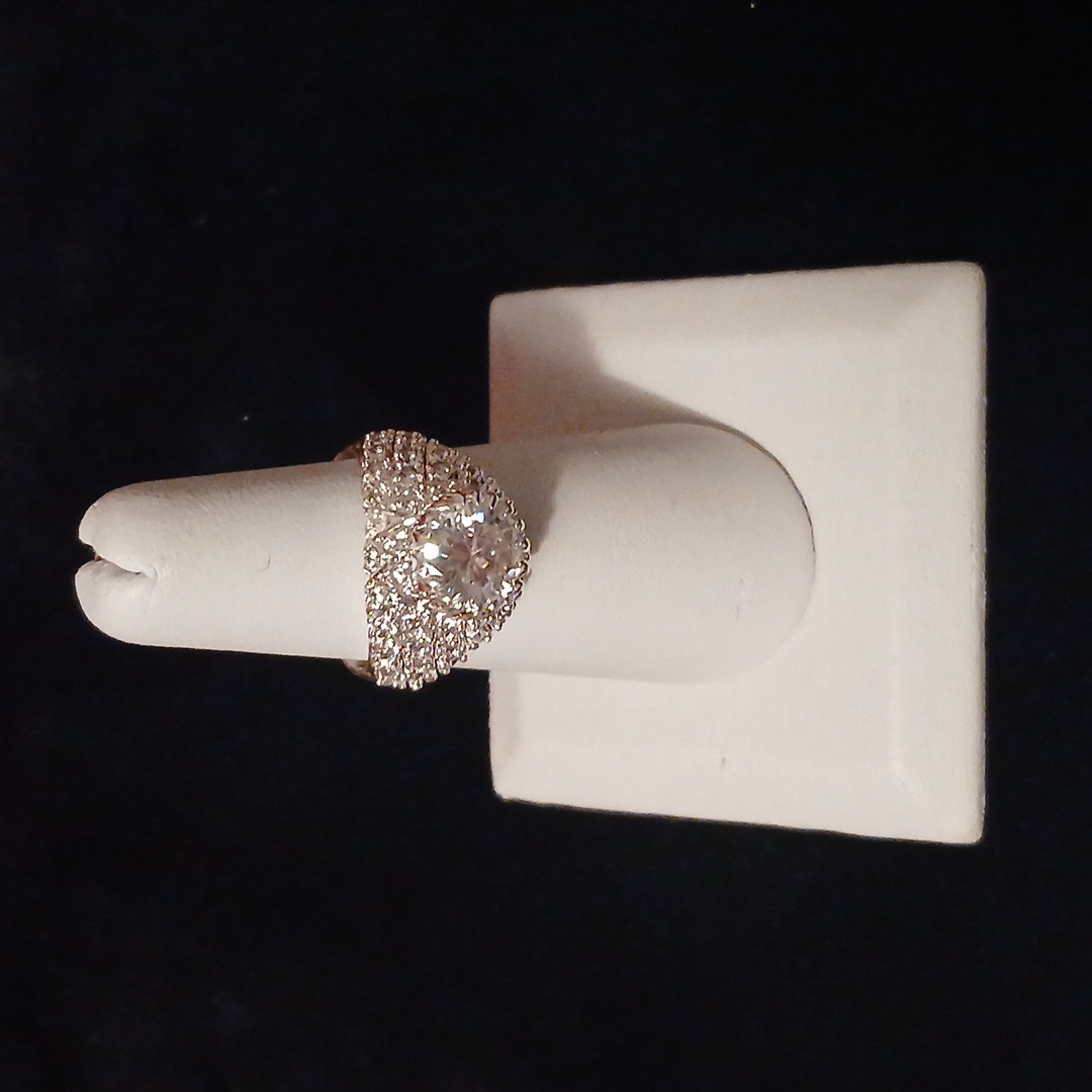 Certified 524 Ct White Diamond Ring